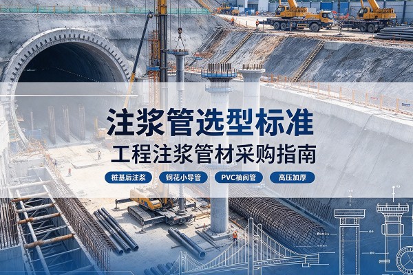 福鼎注浆管选型标准